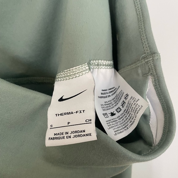 Green fleece Nike leggings size S great condition - Picture 8 of 11
